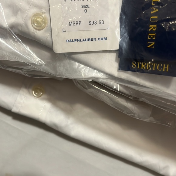 $100 Polo Ralph Lauren US Open Short Sleeve Cuffed Button Down Shirt VTG NWT - Picture 7 of 9